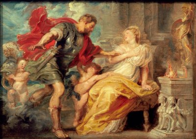 Mars and Rhea Silvia by Peter Paul Rubens